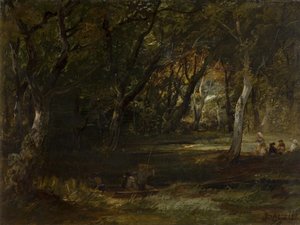 Figures in Woodland